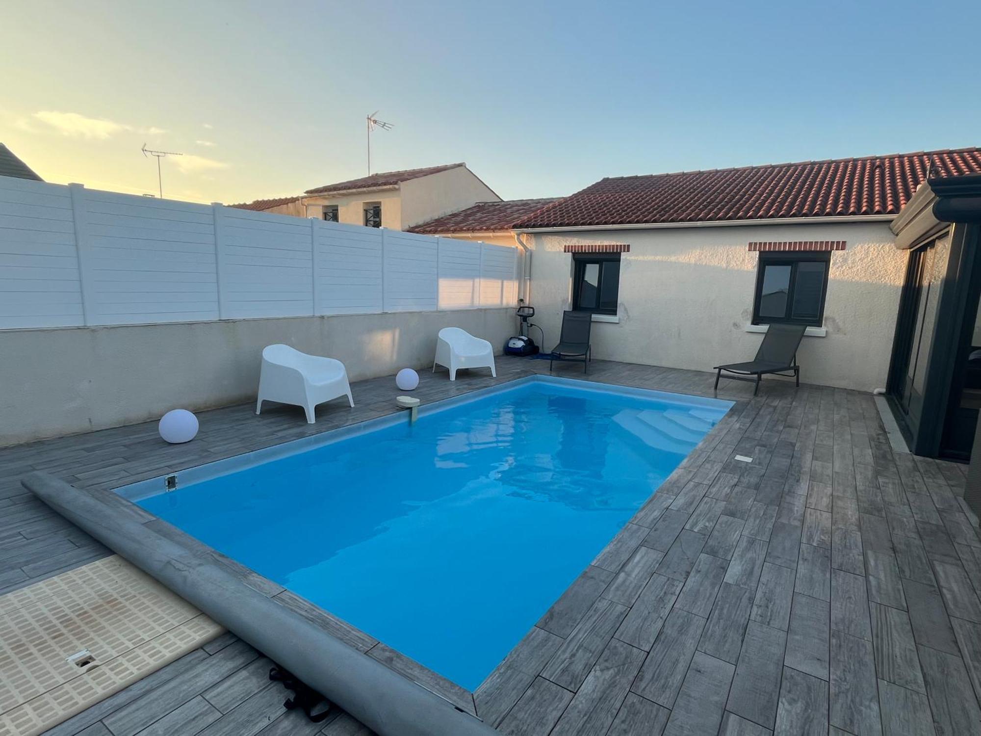 Villa Avec Piscine 생장드몽 외부 사진