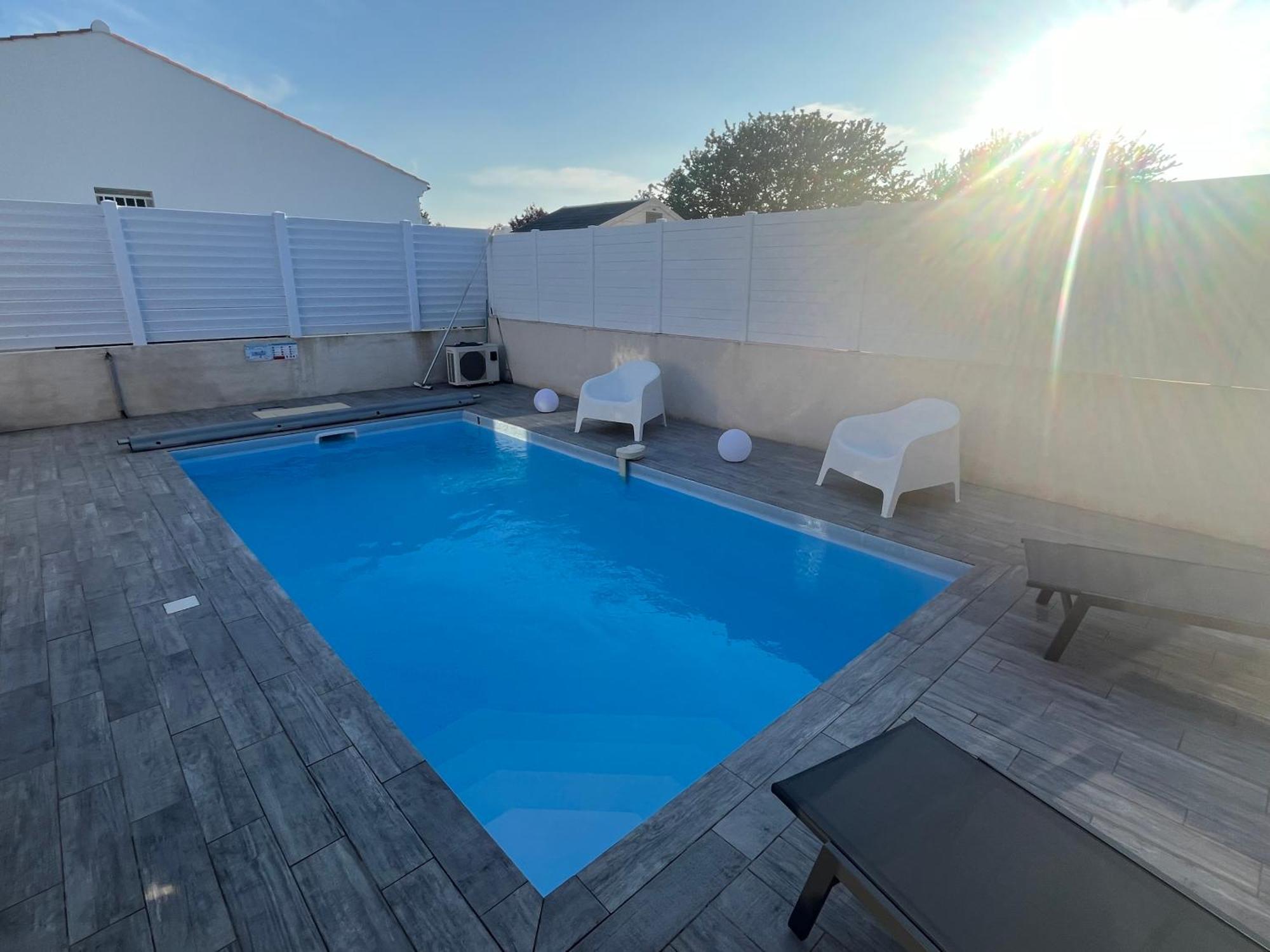 Villa Avec Piscine 생장드몽 외부 사진